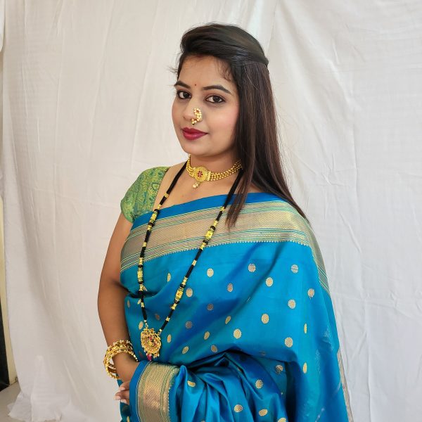 Handmade Paithani Kalanjali