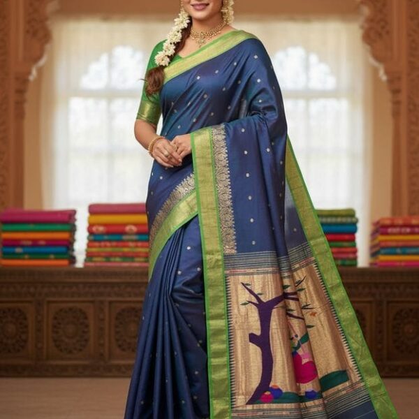 Pure Cotton Paithani